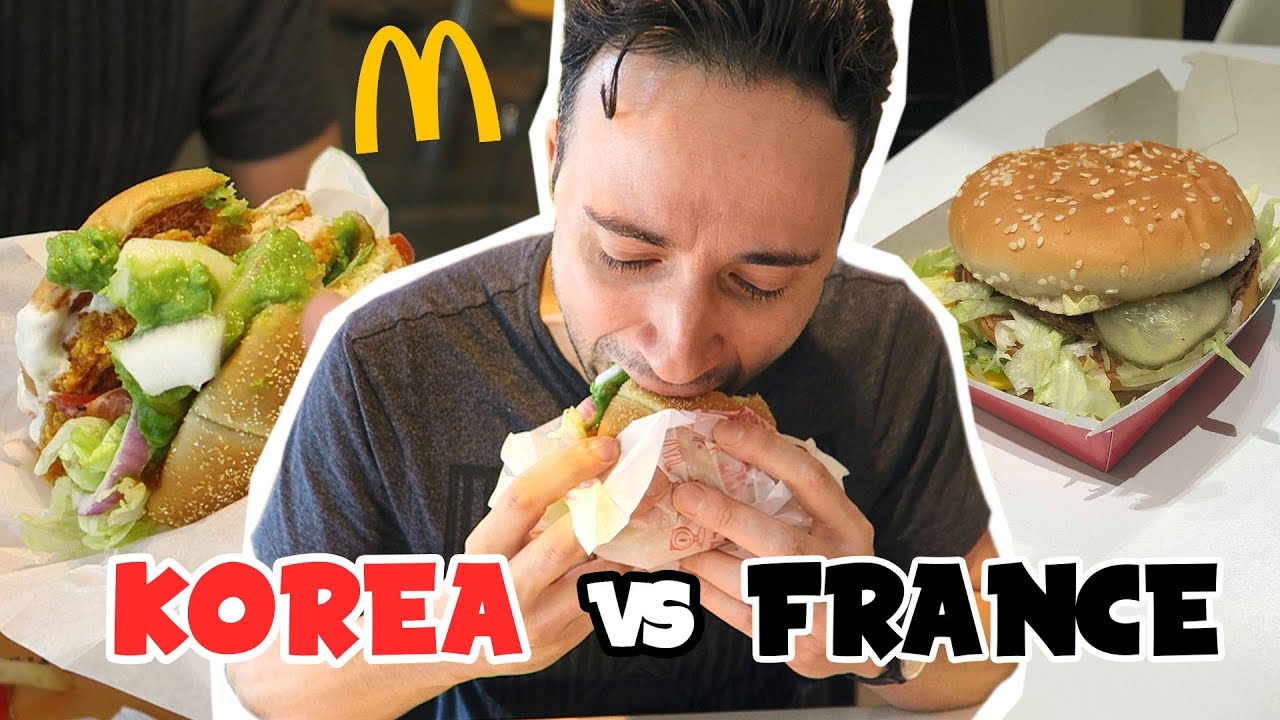 MCDONALD'S CORÉE DU SUD VS FRANCE