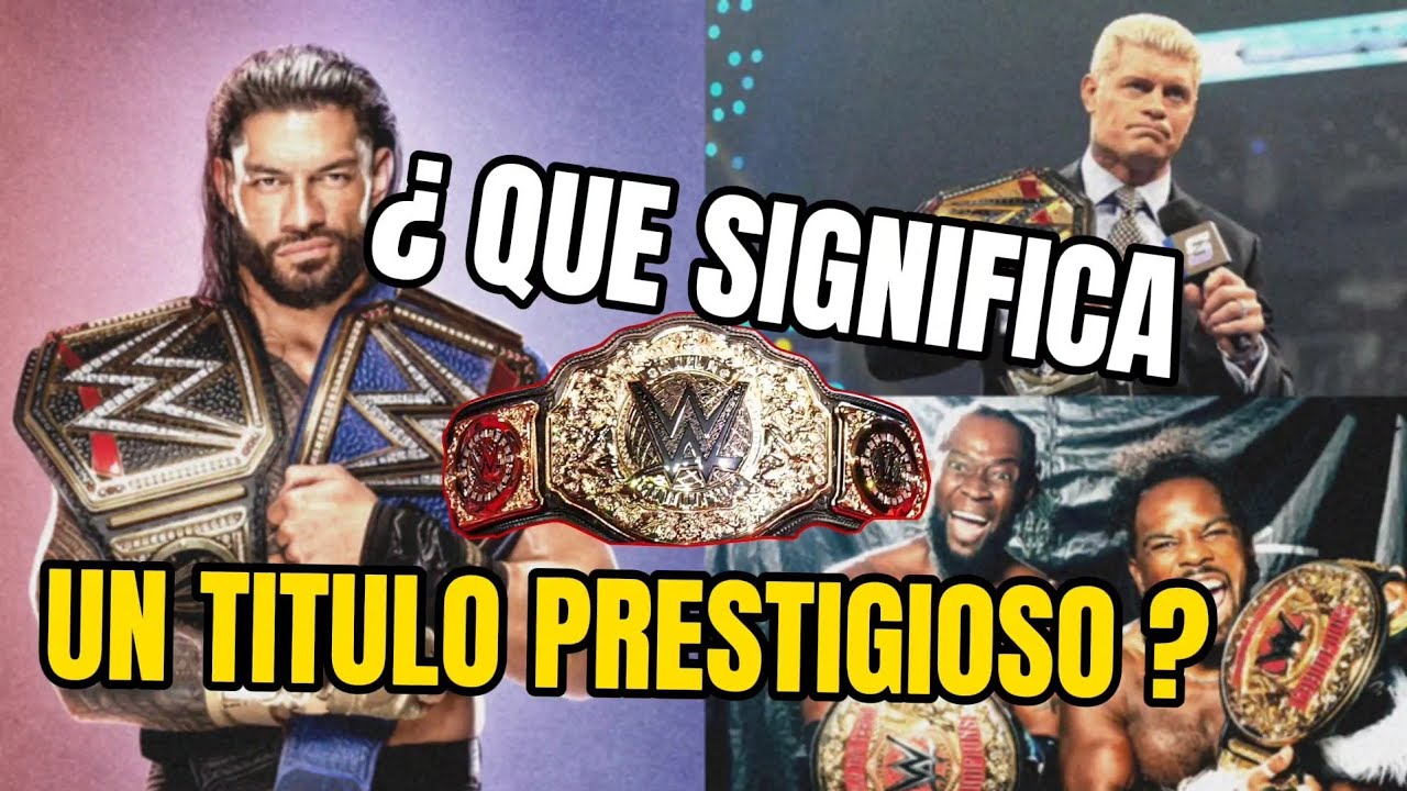 ¿ QUE SIGNIFICA QUE UN TITULO TENGA PRESTIGIO ? 