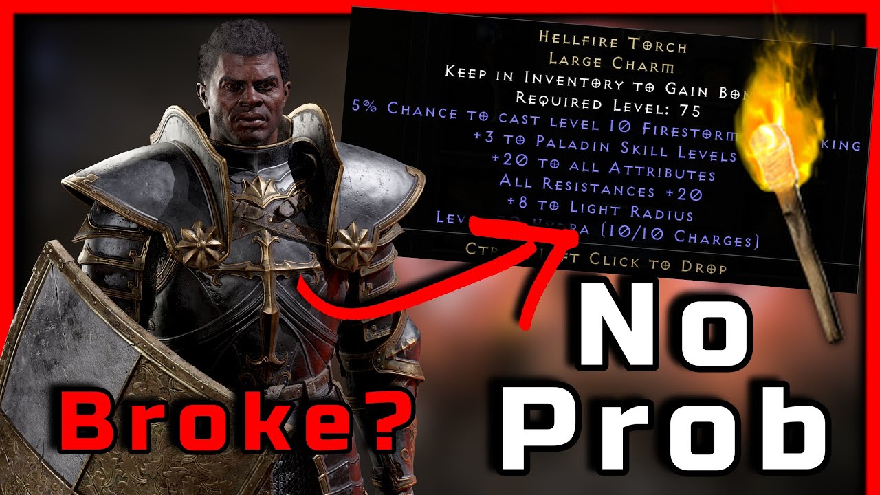 Мегабюджетная сборка Uber Smiter, фарм факелов по дешёвке — Diablo 2 Resurrection