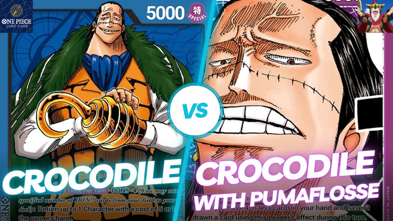 [OP04] Blue Crocodile vs Purple Blue Crocodile! - A Scrim With Mr Croc Himself Pumaflosse! - OPCG