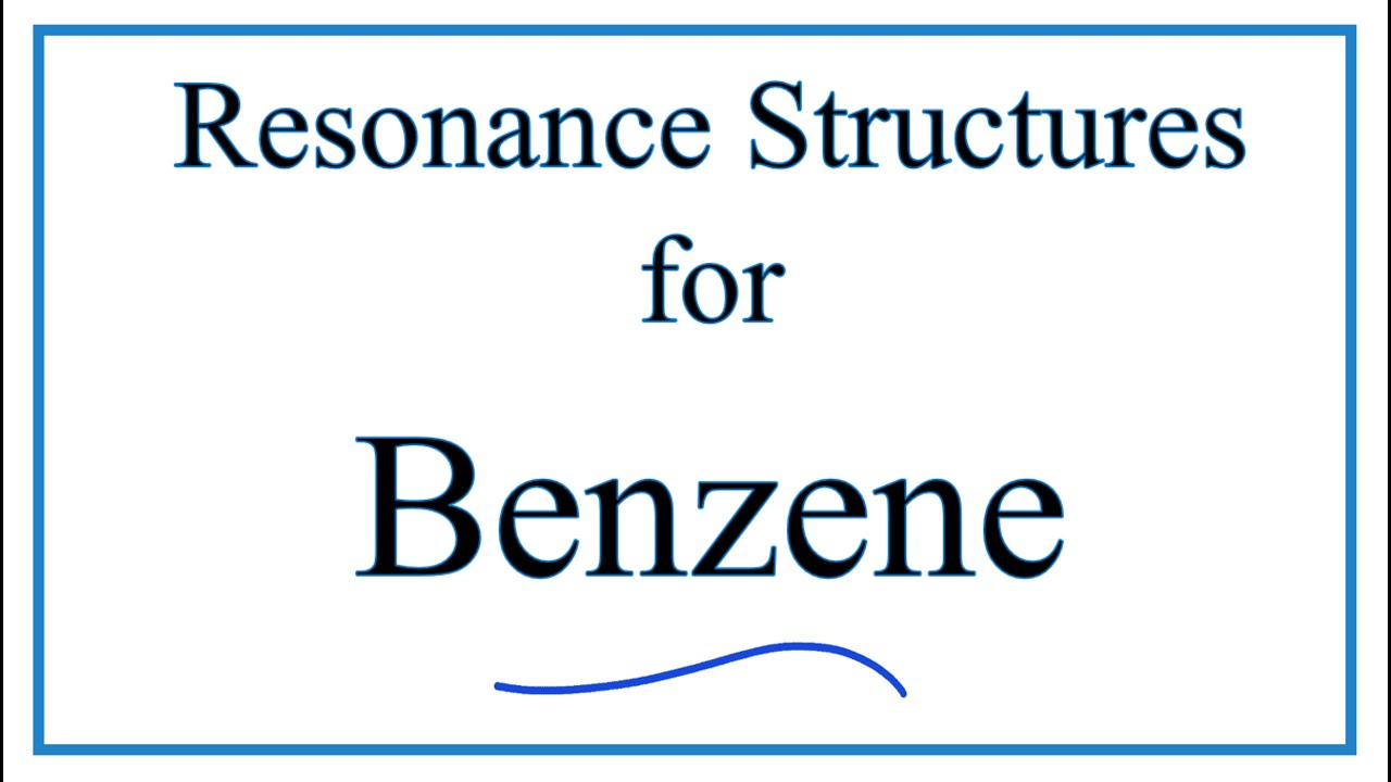 How to Draw the Resonance Structures for Benzene (C6H6)