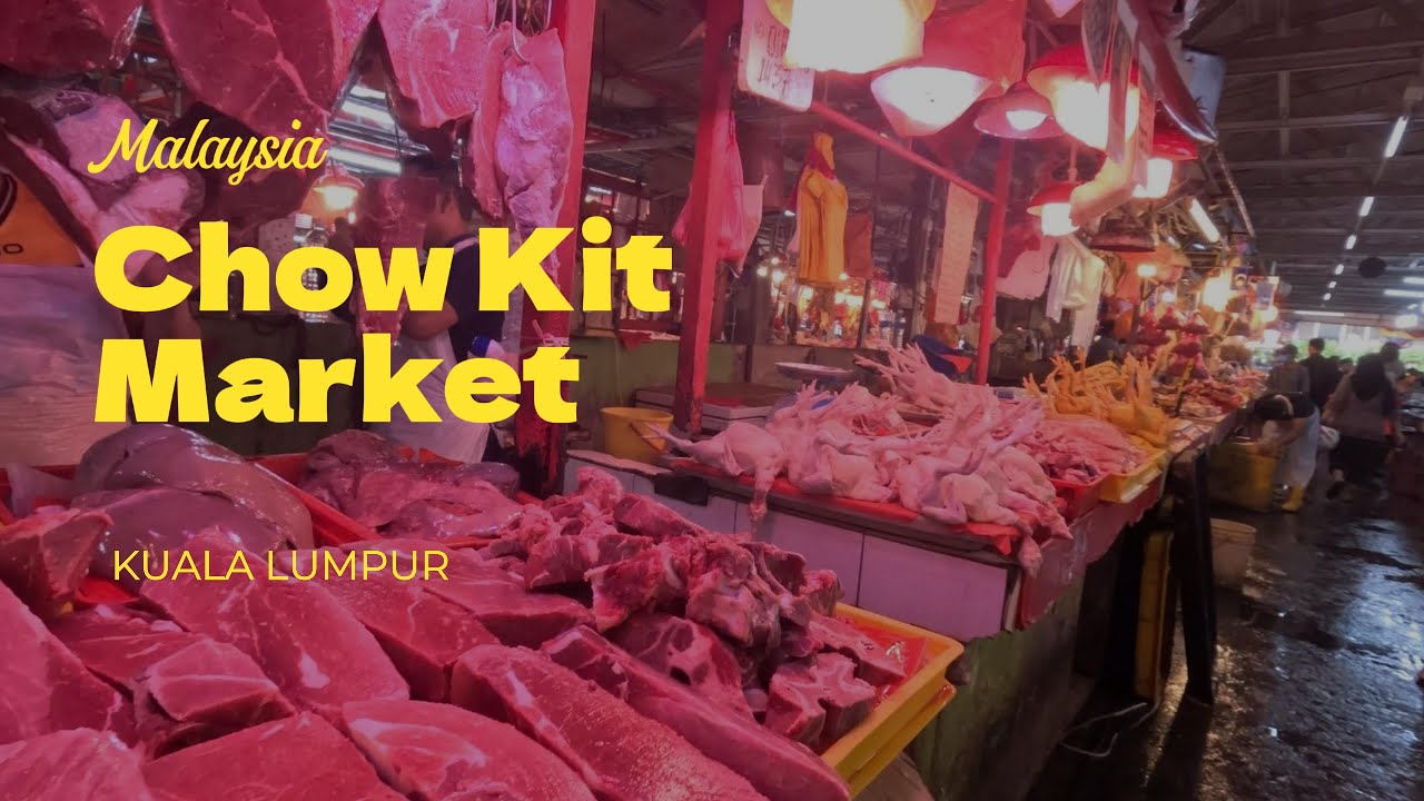Visiting Chow Kit Wet Market, Kuala Lumpur, Malaysia