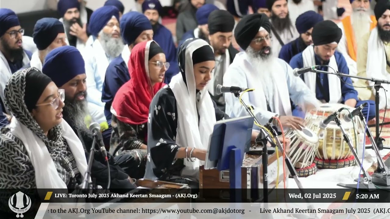 036 Bibi Asees Kaur Jee Toronto - Wednesday AM - Toronto July 2025 Annual Akhand Keertan Smaagam