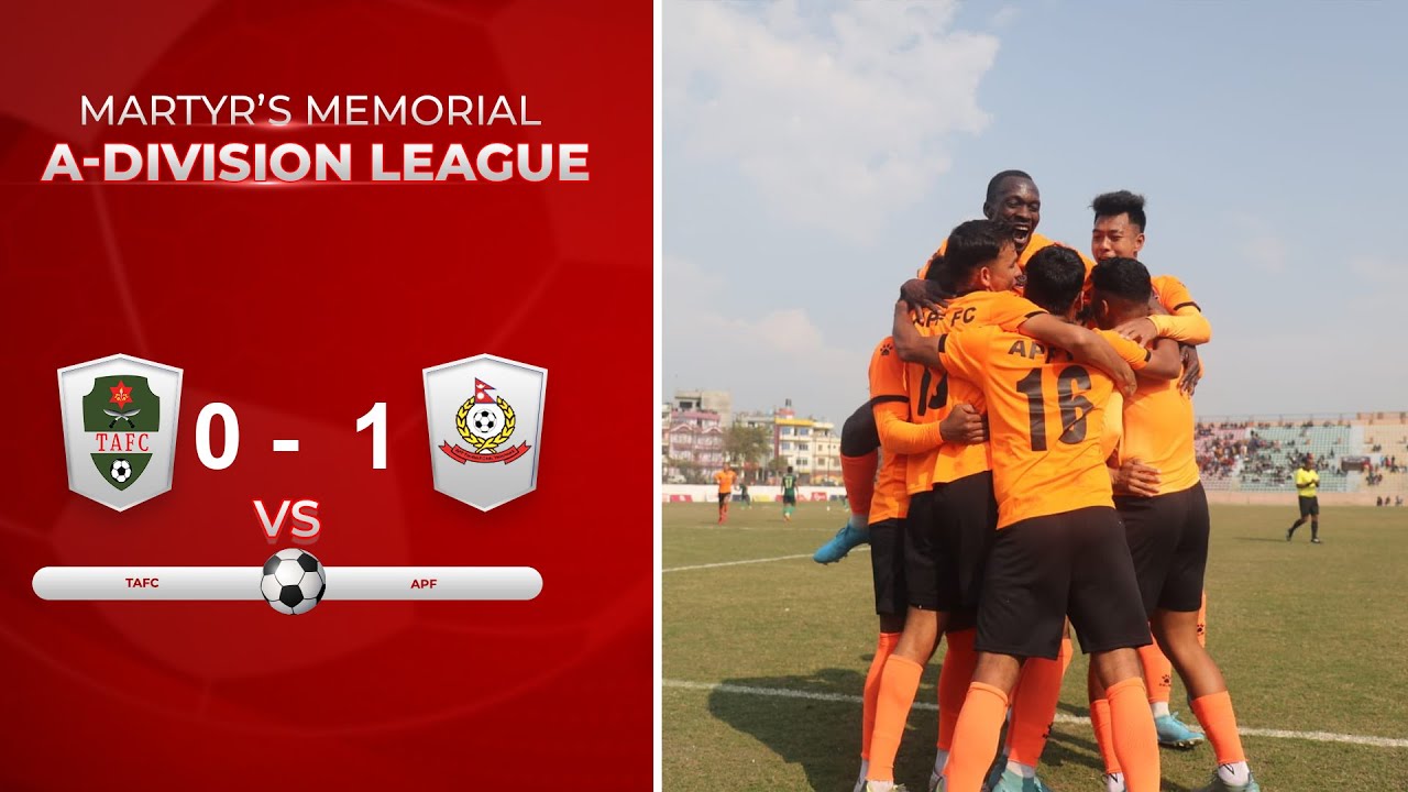 TRIBHUVAN ARMY FC 0-1 APF FOOTBALL CLUB - HIGHLIGHT- A DIVISION LEAGUE 2023 / Space 4K