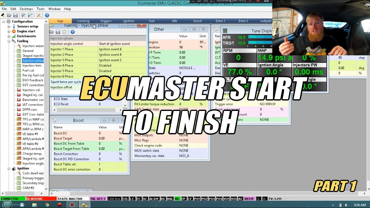 BUILDING A MAP FROM THE BEGINNING WITH ECUMASTER EMU part 1