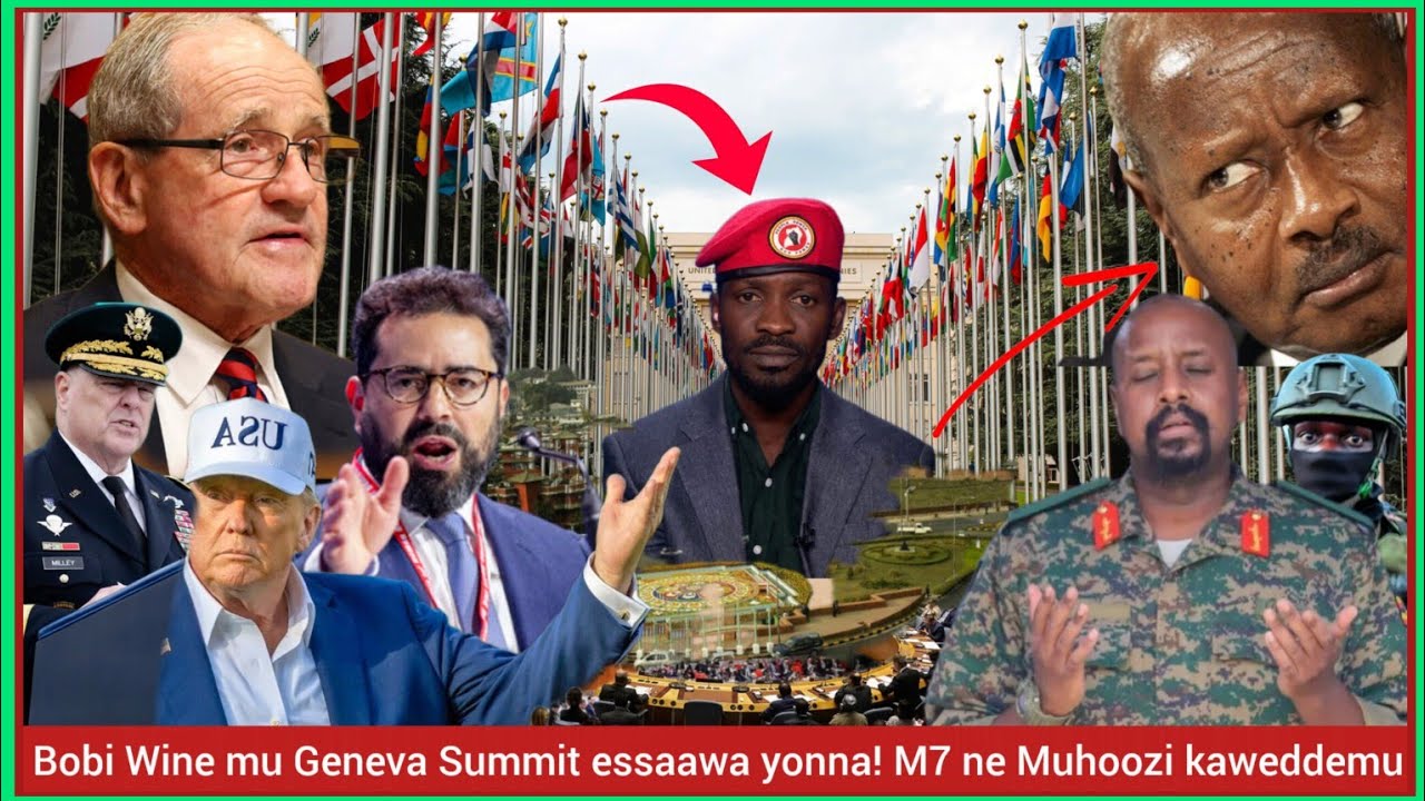 Agatalinda! Museveni Jiwunye! Bobi Wine mu Geneva Summit essawa yonna Obunkenke mu Uganda tebinaggwa