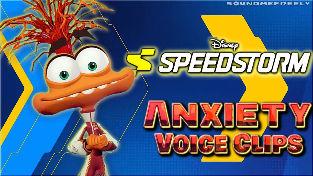 All Anxiety Voice Clips • Disney Speedstorm • All Voice Lines • 2023 (Maya Hawke)