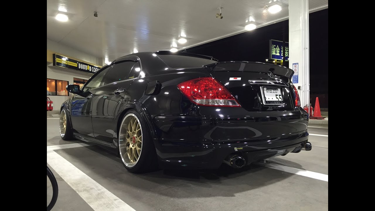 Honda KB1 Legend Acura RL exhaust intake sounds by TK @ Edward Lee's