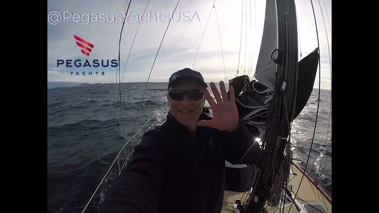 Smooth Upwind Sailing to Venice, Italy - From Sveti Andrija, Croatia (Island) - On Pegasus 50