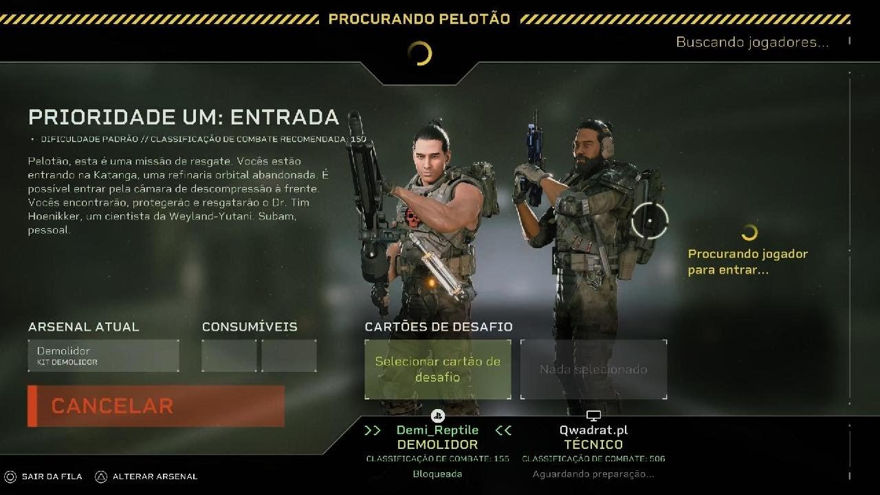 Aliens: Fireteam Elite (PS5) _ Primeira missão Online, eu e mais 2