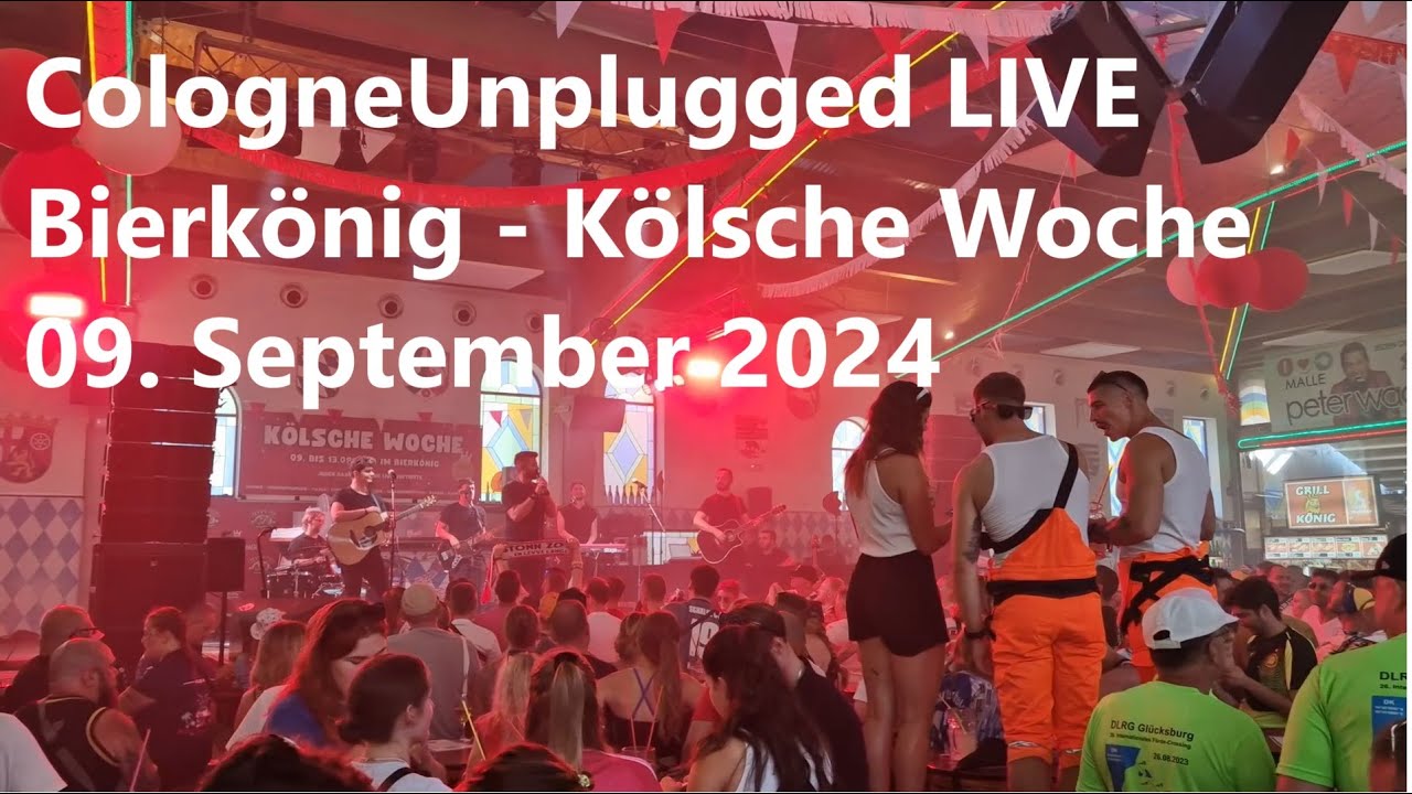 CologneUnplugged LIVE🎵 | Bierkönig🍻| Playa de Palma🌴 | Mallorca♥️ | 09.09.24 |