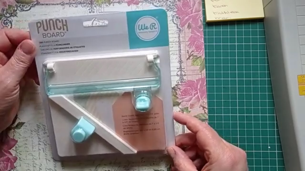 We R Memory Keepers Tag Punch Board - Unboxing & Trying it Out Gadgets & Gizmos.