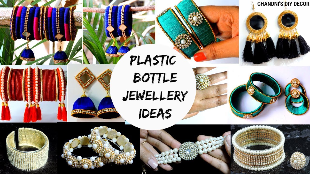 प्लास्टिक बोतल से बनाए सुंदर एवं आकर्षक गहने।।   12 Plastic Bottle Jewelry Making Ideas At Home  ||