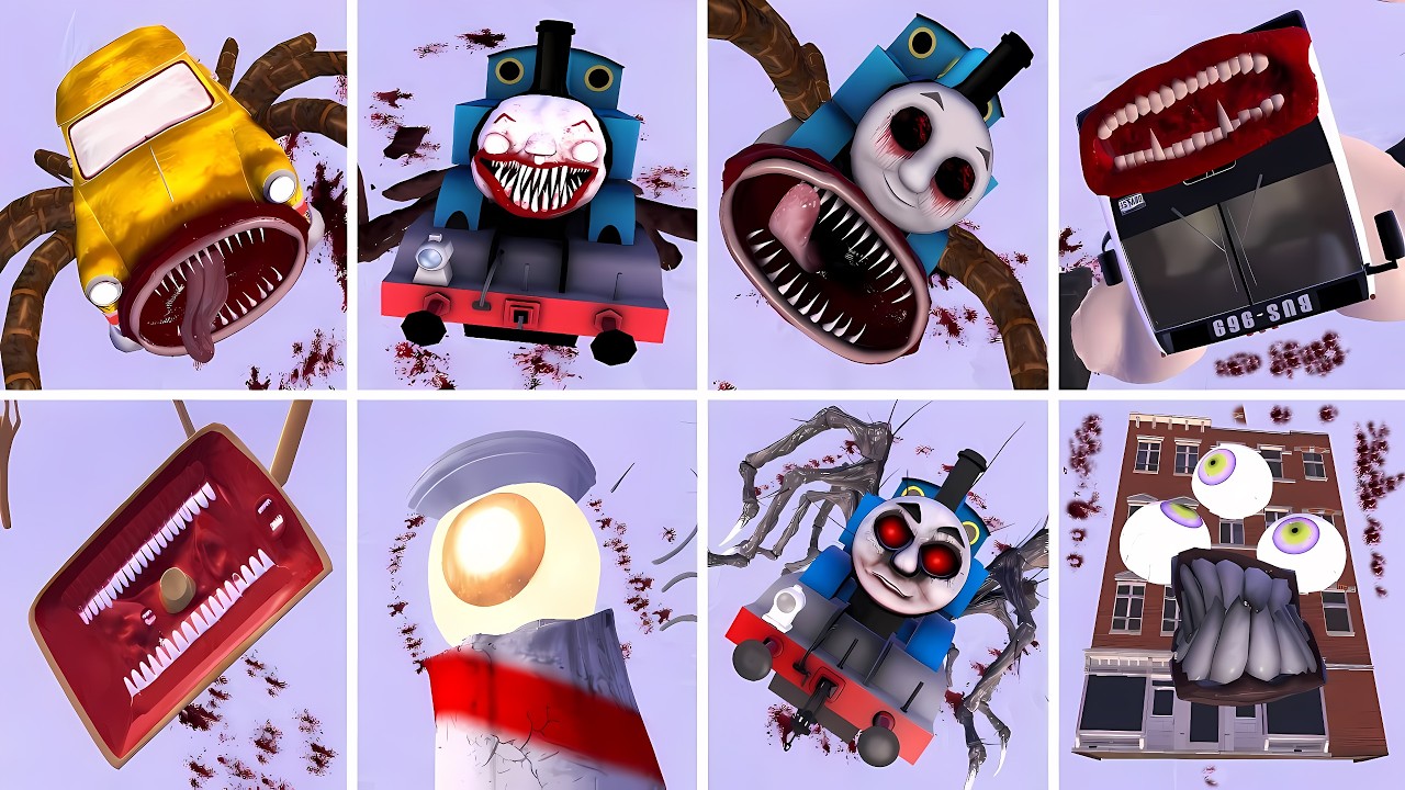 New Monster: Sea Eater,Choo Choo Charles,Bus Eater,House Head,The Bloop,Cursed Thomas (GMod)!!?