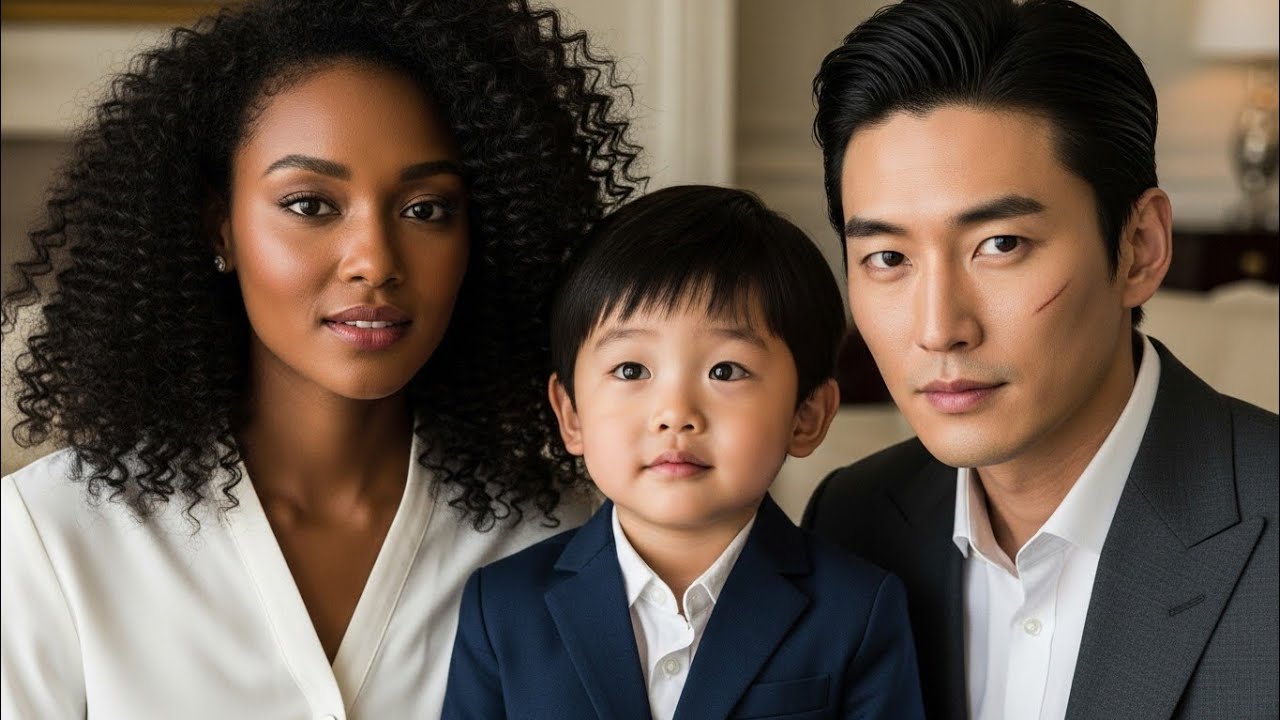 Marry Me, a Little Boy Says to a Black Waitress..She Laughs, Unaware His Father Is Korea’s Richest..