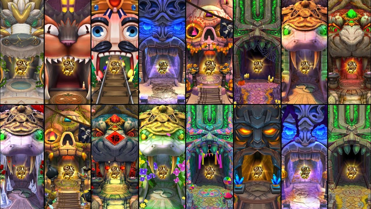 Temple Run 2 DEMON MONKEY Entry IN THE Temple Run 2 ALL MAPS Gameplay | DRAGON ENTRY