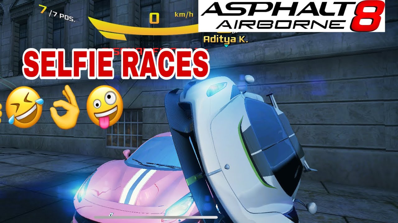 Asphalt 8, Multiplayer Selfies with My Big Bro Aditya Kataria and friends! ❤️