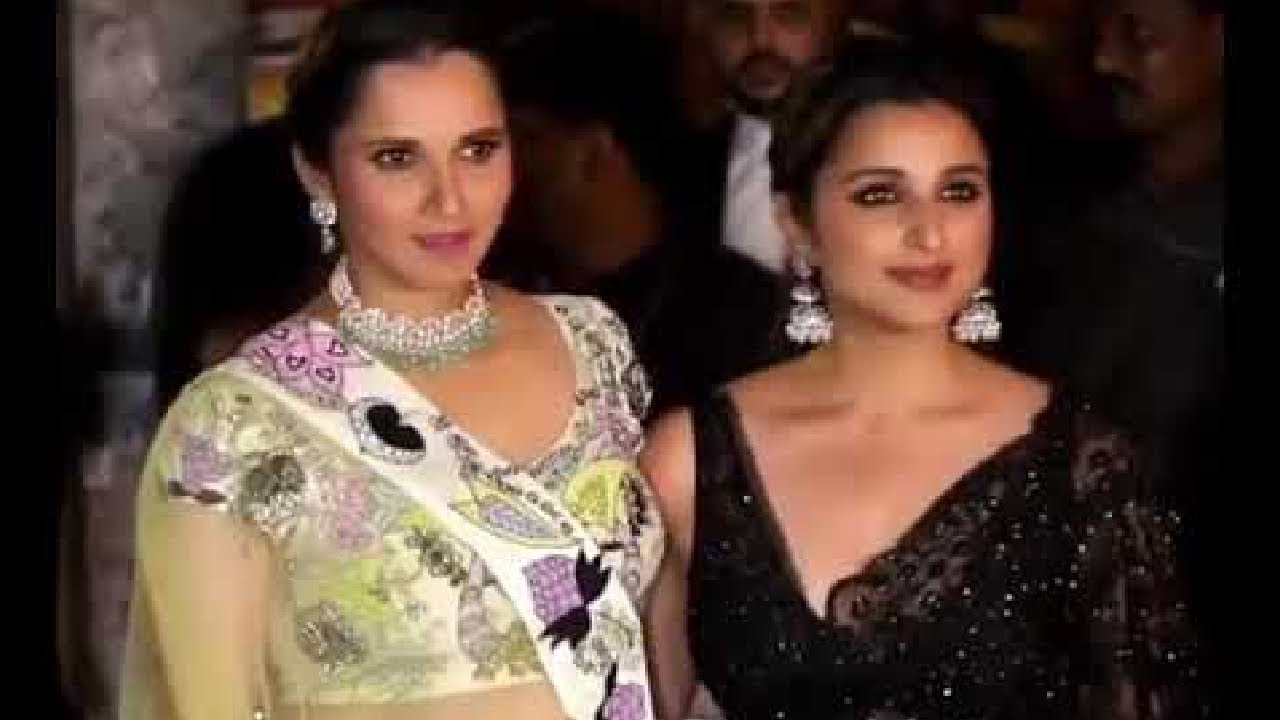 BFF Sania mirza & Parineeti chopra DAZZLED at Amitabh Bachchan Grand Diwali Party 2019