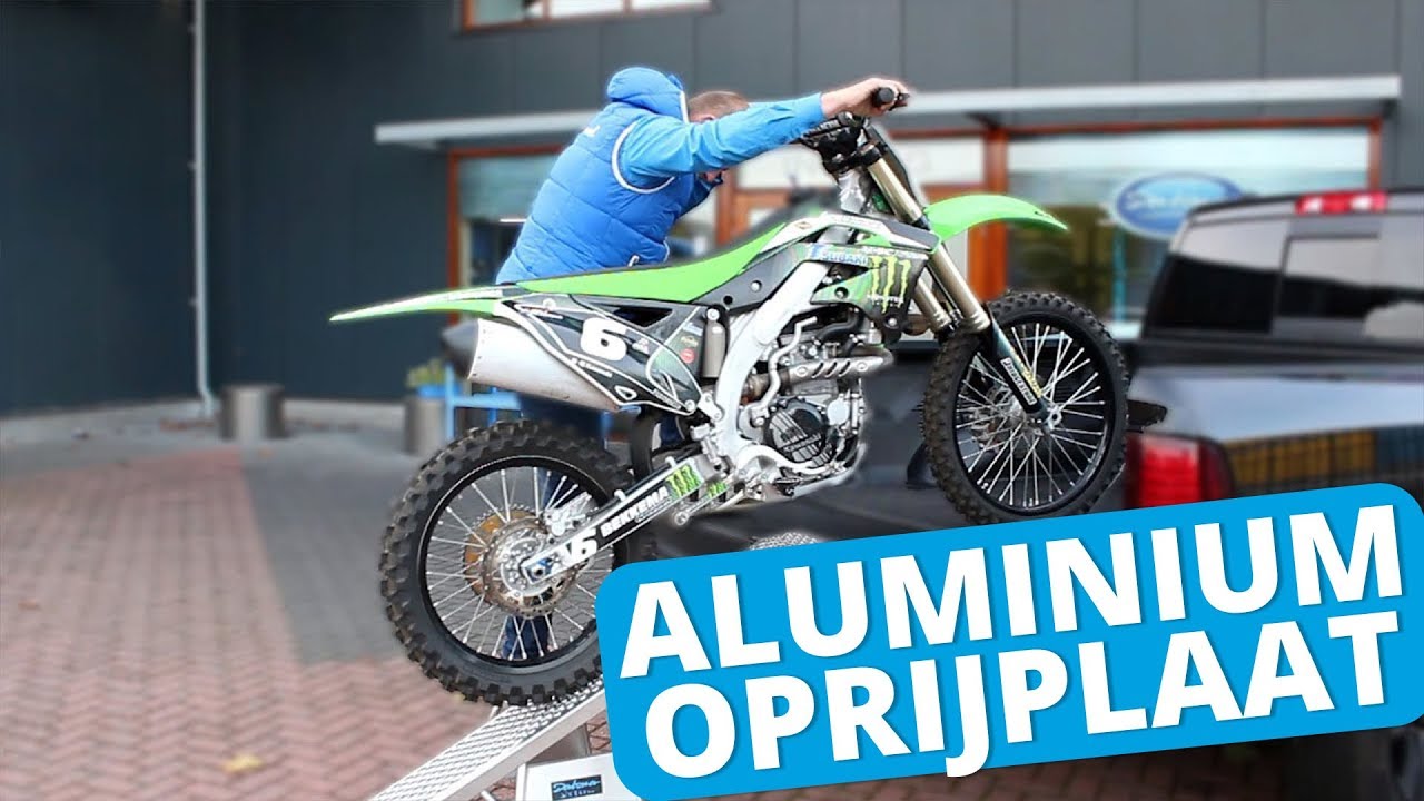 Aluminium oprijplaat motor 200cm - Rintje Ritsma laat 't zien | Datona.nl