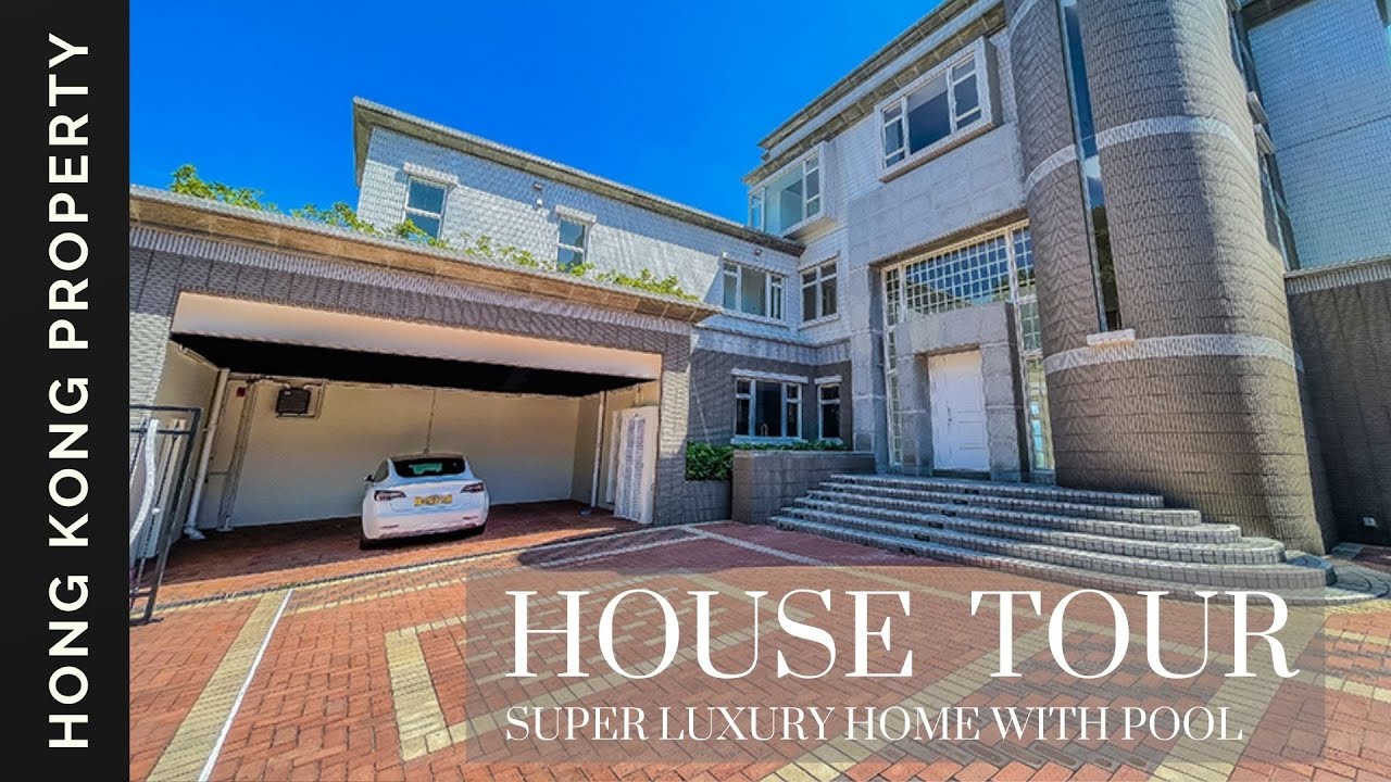 🇭🇰 4K HOUSE TOUR | SUPER LUXURY FREE STANDING HOUSE WITH POOL | Hong Kong