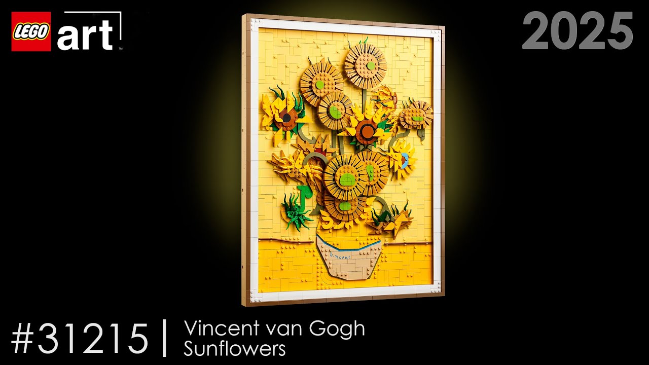 LEGO ART - Vincent van Gogh &ndash; Sunflowers 31215