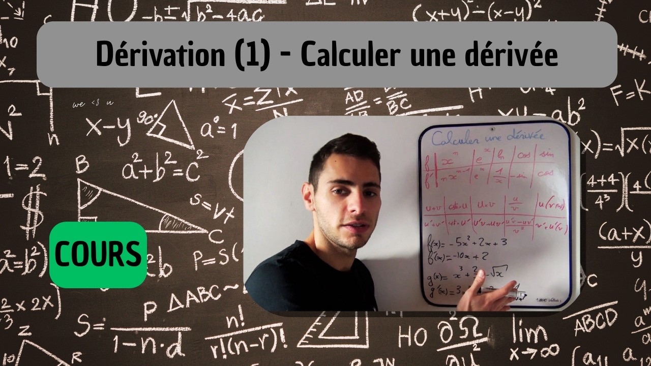 Dérivation [1] - Calculer une dérivée - Cours