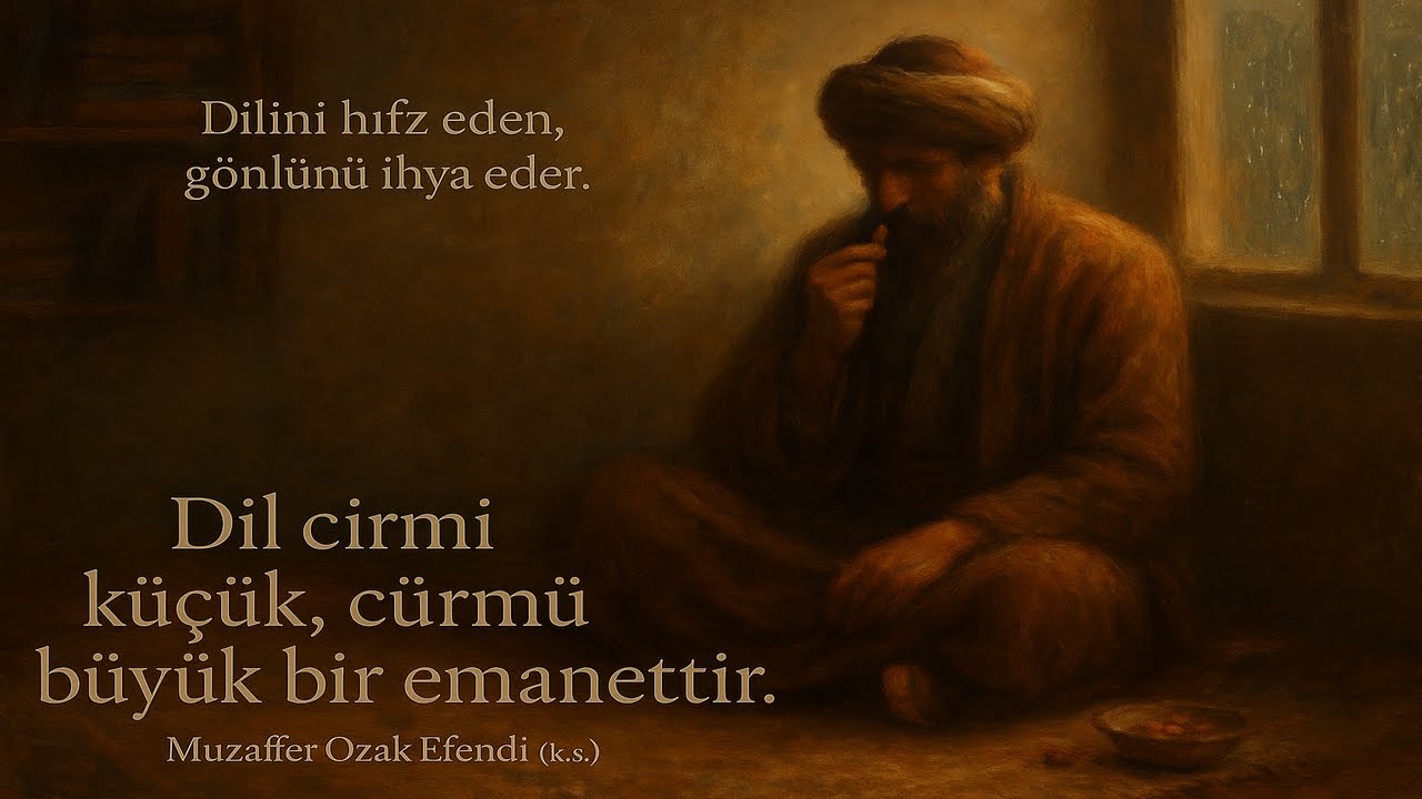 Susmak Meselesi, Yeme İçme Meselesinden Daha Önemlidir! (Muzaffer Ozak (k.s.))