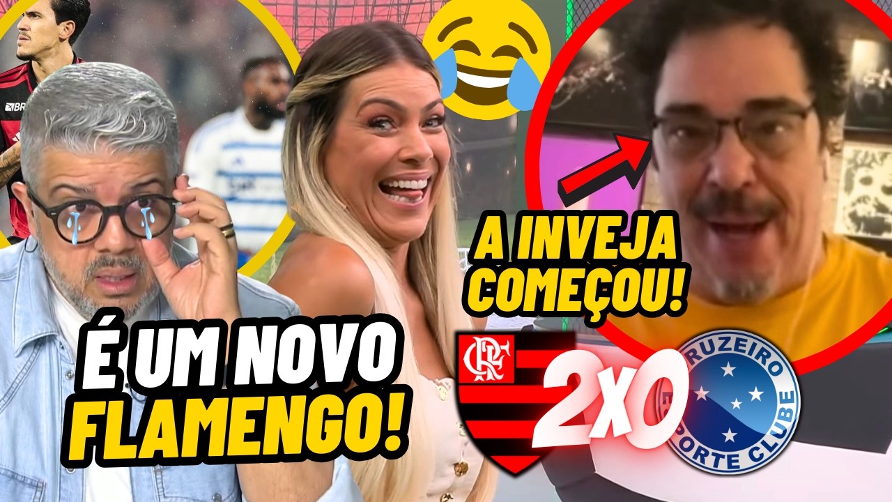 Imprensa REAGE a FLAMENGO 2X0 CRUZEIRO | A INVEJA ao Flamengo voltou e dessa vez MAIOR! Jogo Aberto