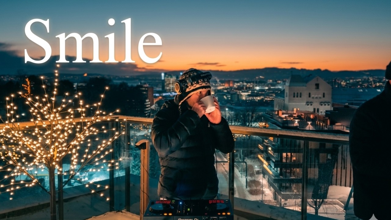 Progressive house rooftop sunset mix [Oslo, 4K]