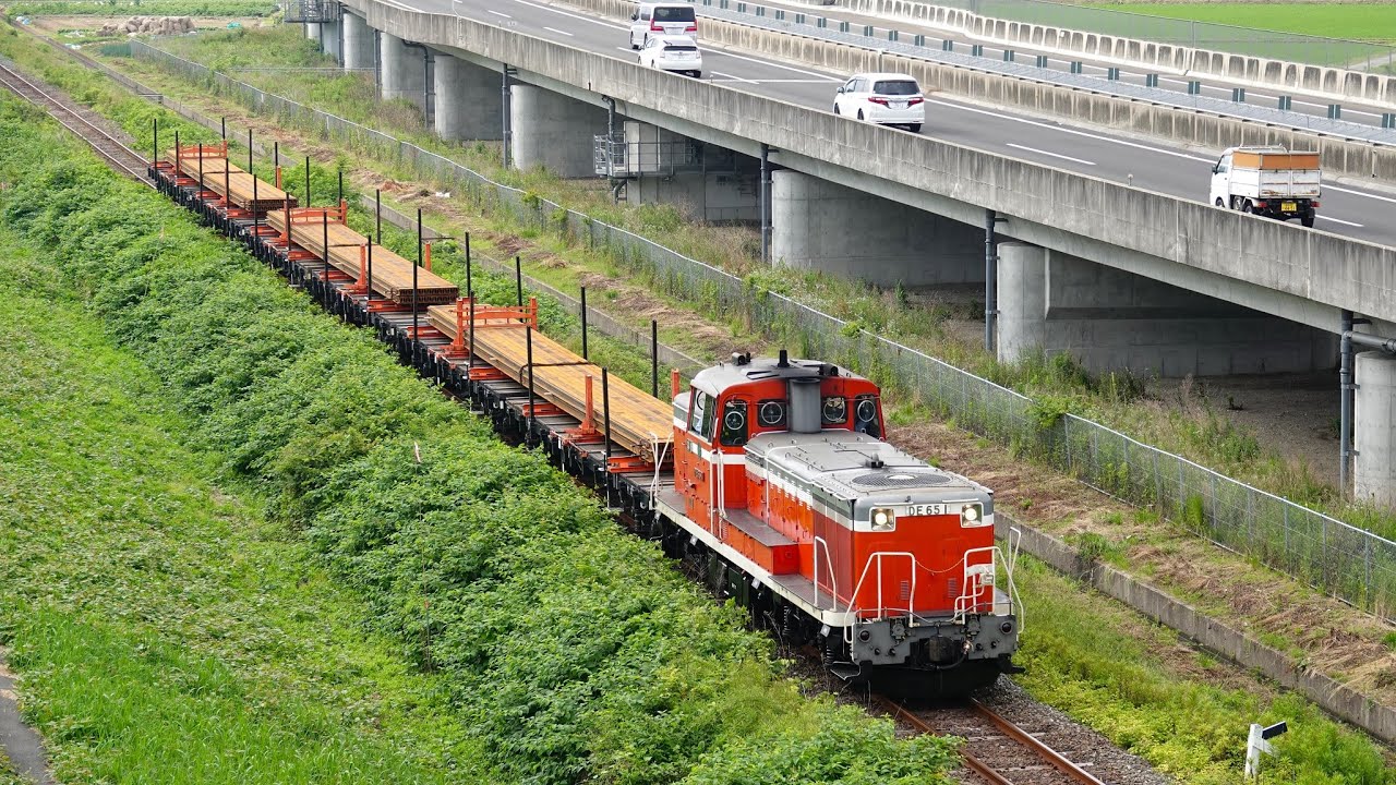 DE65 1 + チキ6両　仙台臨海鉄道 (2024/06/15)