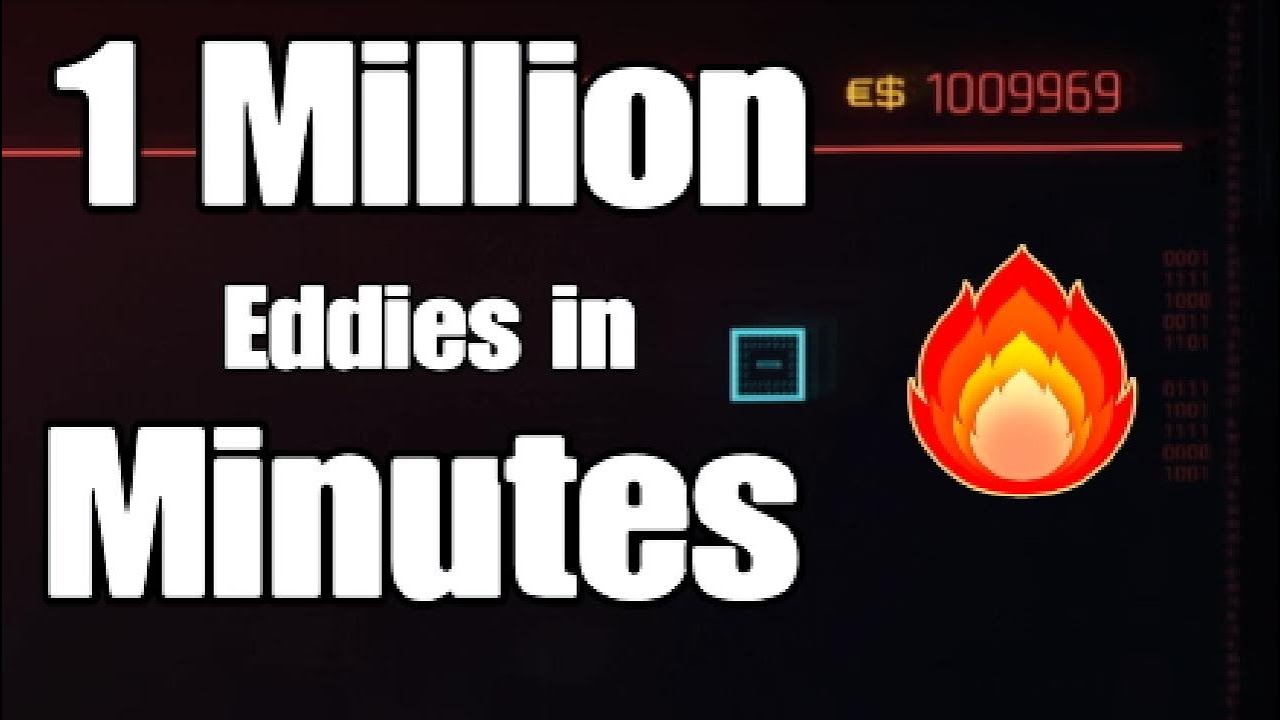 CYBERPUNK 2077 Million Eddies in minutes - fastest money method