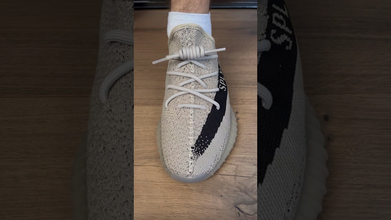 Yeezy 350 slate | how do you lace your yeezy | Sneaker lacing 