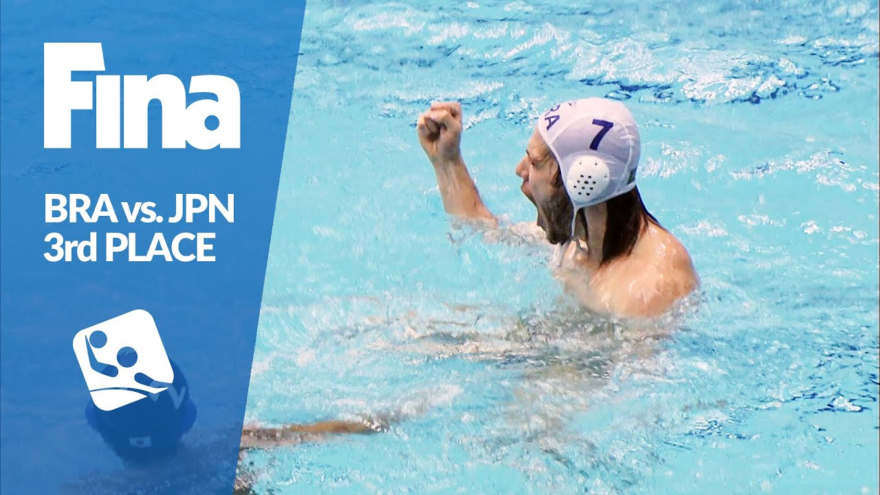 BRA vs JPN - Highlights - 3rd Place Game - 2016 FINA Men's Water Polo World League