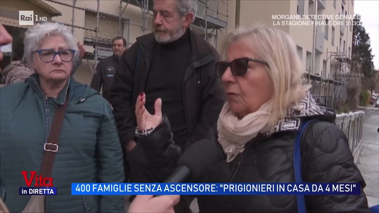 400 famiglie senza ascensore: 