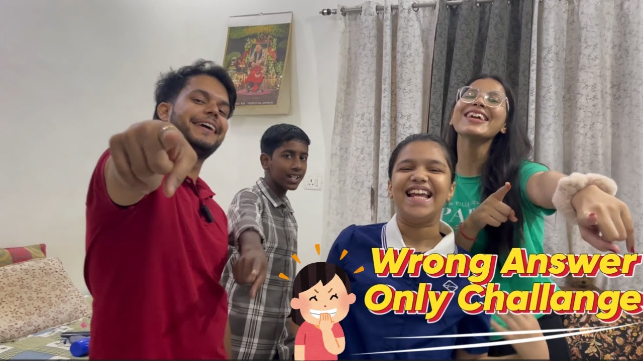 Wrong Answer Only Challenge 🫢 || Vlog Wala Sumit