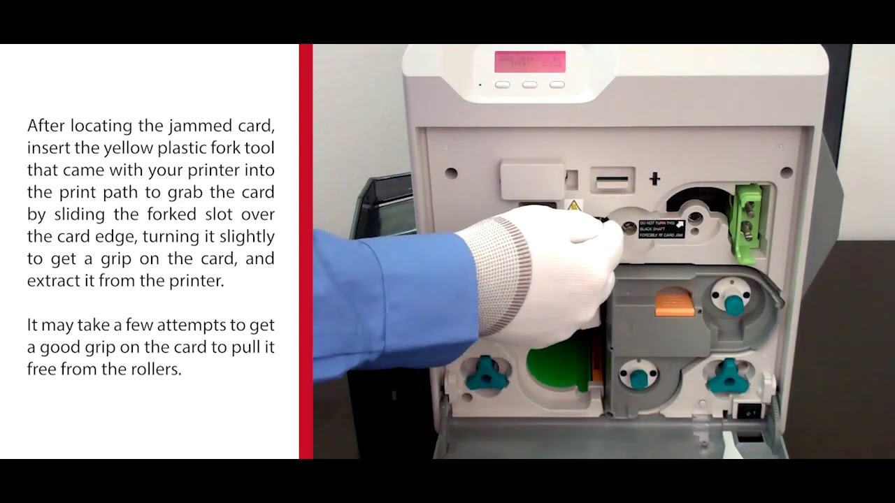 How To Clear An Error On Your Matica XID8300 Retransfer Printer