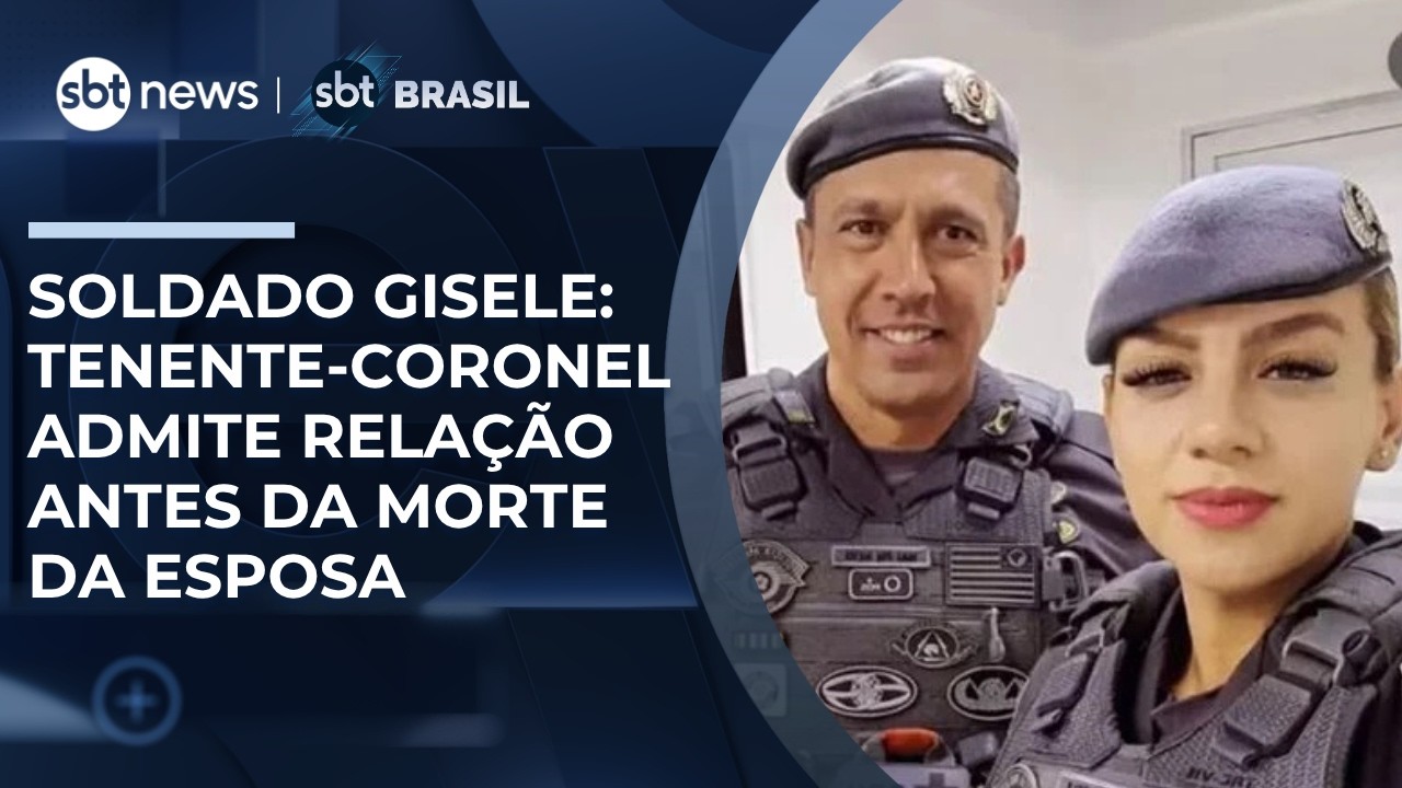 Soldado Gisele:Tenente-coronel admite ter tido relação com a esposa antes do crime | #SBTBrasil