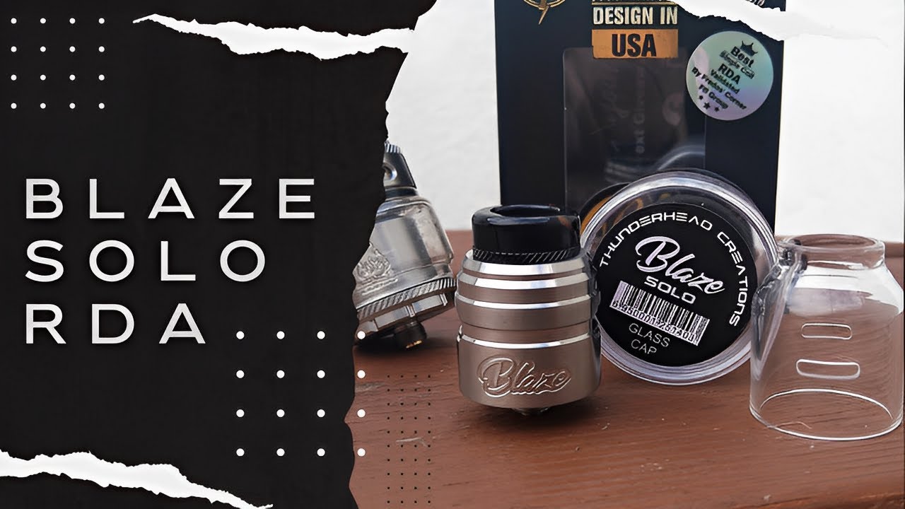 Blaze Solo RDA- Thunderhead Creations / Mike Vapes