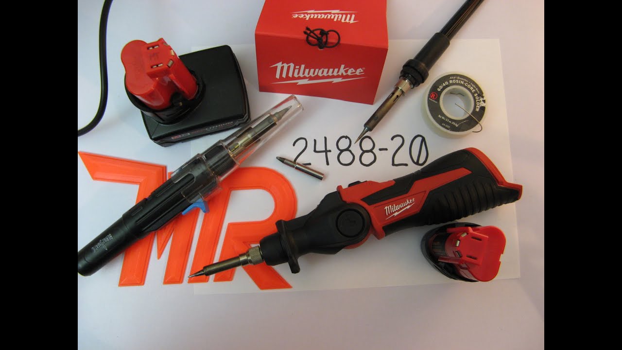 Milwaukee M12 Cordless Soldering Iron - #2488-20 - Must have!!! TOOL REVIEW
