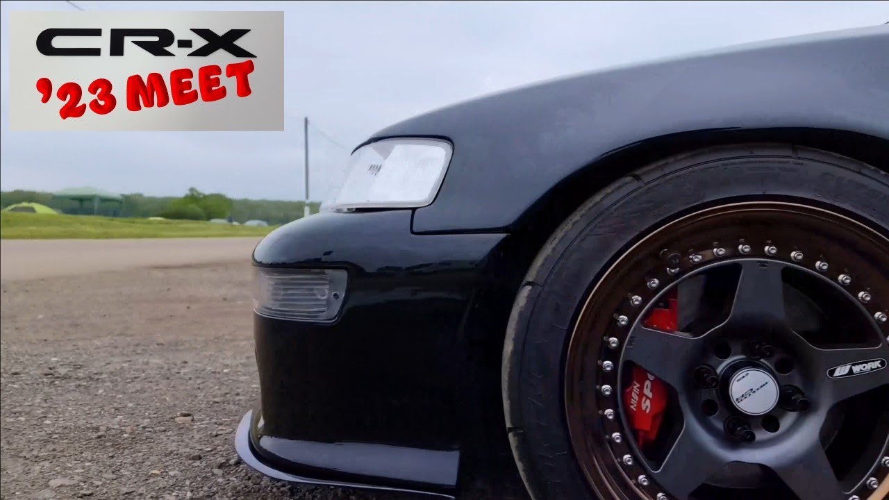 CR-X 2023 Meet #crx #santapod #vtec #crxiconic #honda