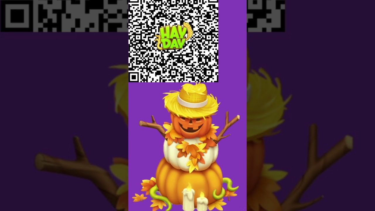 New Hay Day QR Code 2025 | Free Halloween Decoration #qrcode #hayday #shorts