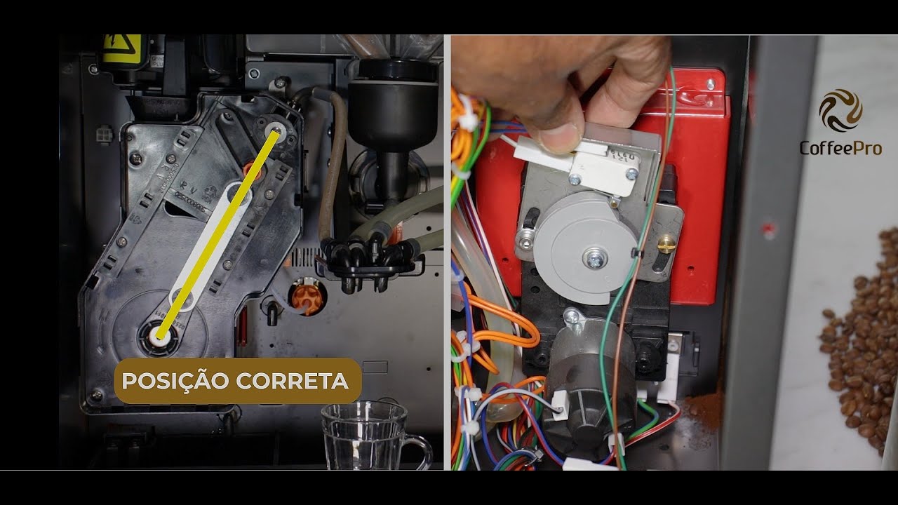 Como ajustar a posição de parada do grupo Micro da Rhea para que nao abra durante o preparo.
