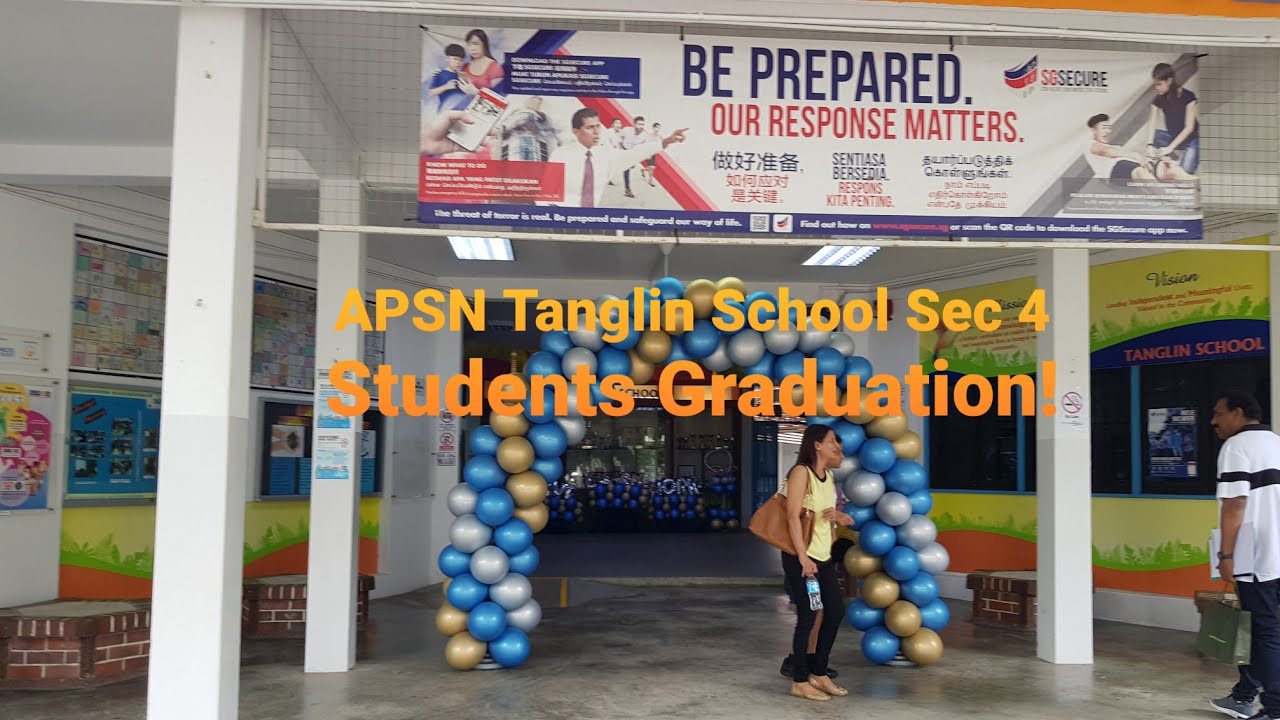 APSN Tanglin School | Secondary 4 Students Graduation School Hall Record 14 Nov 2019
