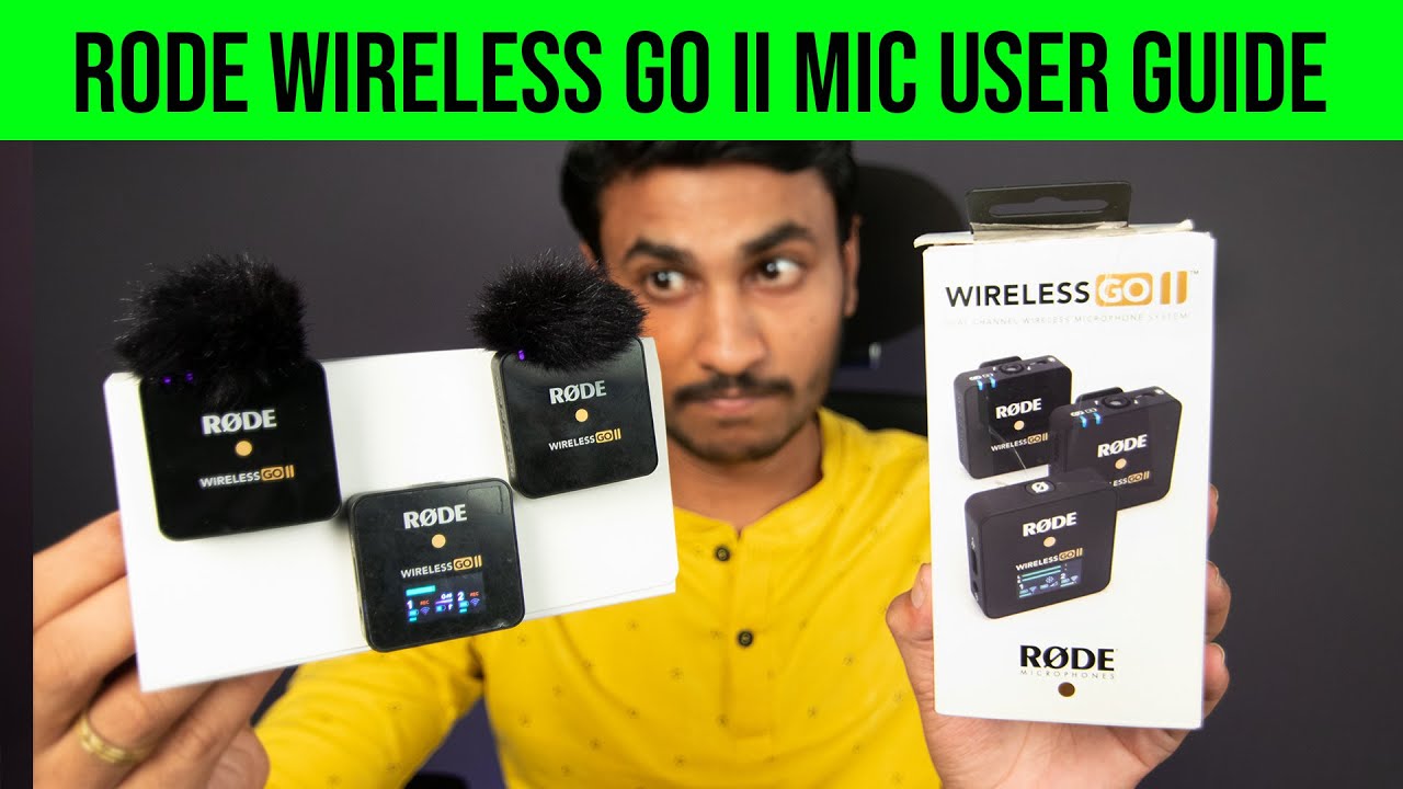 How to Use Rode Wireless Go ii Mic in Hindi | Rode Mic User Guide Beginners Guide