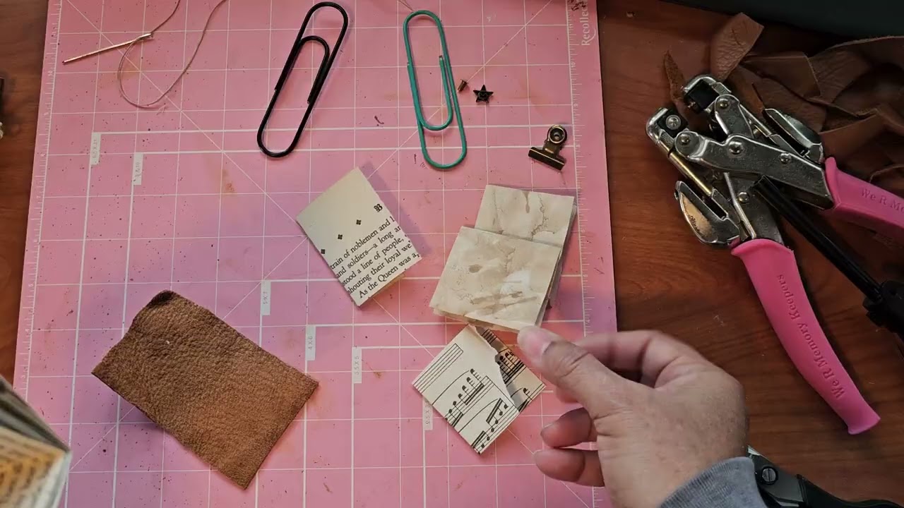 Tiny little junk journals for my happy packs 