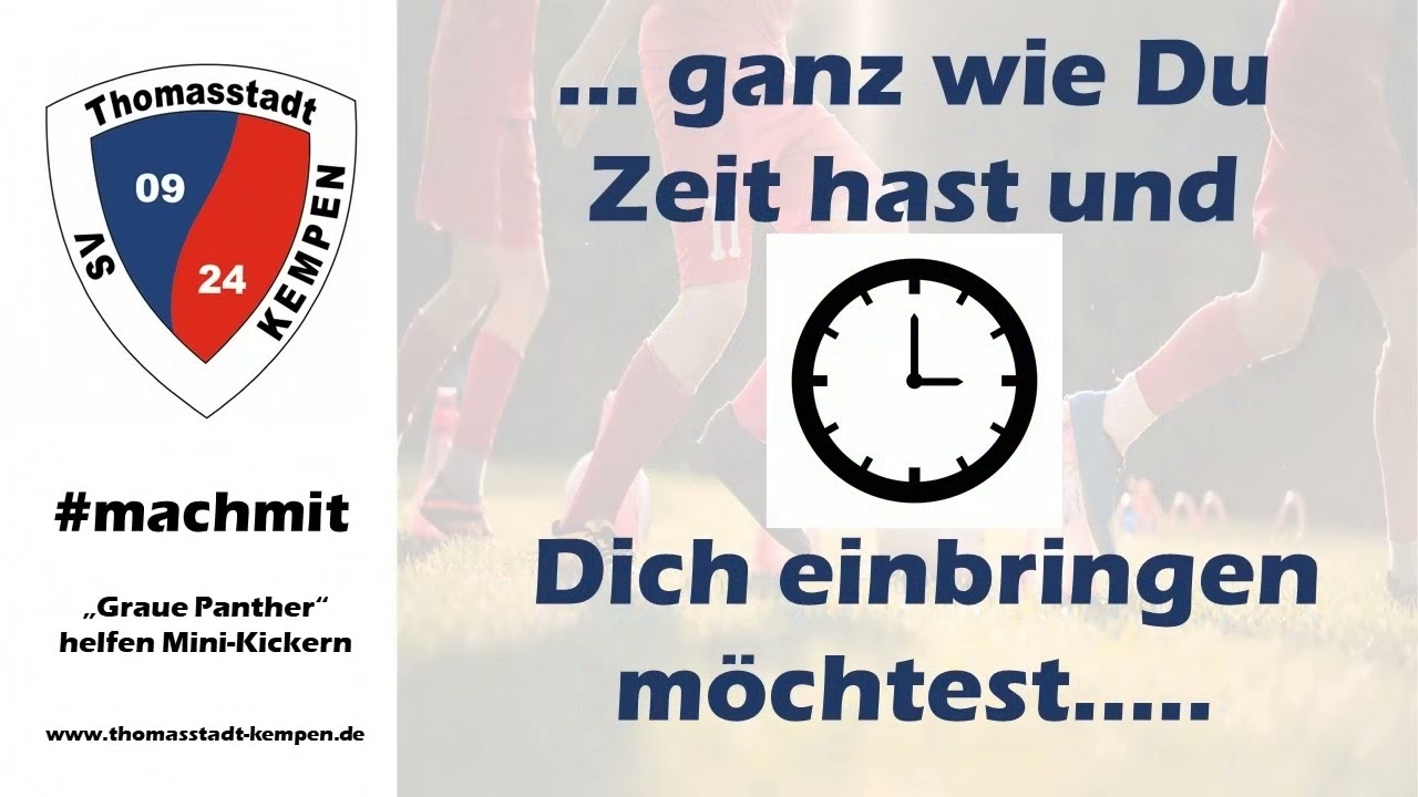 Graue Panther helfen Mini-Kickern