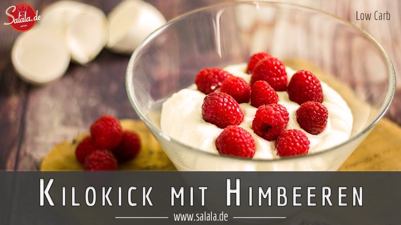 Kilokick mit Himbeeren Low Carb Rezept für das Abnehmwunder selbst gemacht