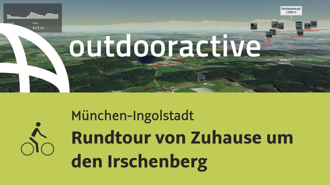 Radtour in der Region M&uuml;nchen: Rundtour von Zuhause um den Irschenberg