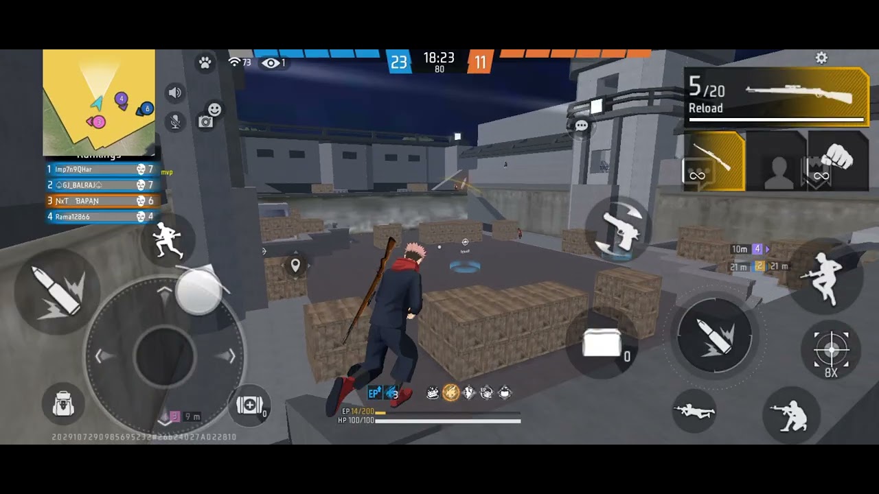 Sniper Gameplay 😙 #freefire