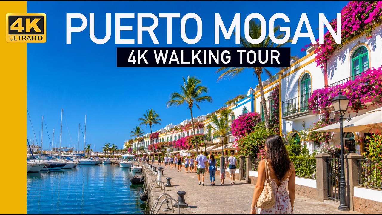 4K Puerto de Mogan - Gran Canarias Most Beautiful Town (cc)